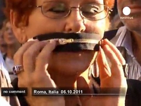 Spanish students protest against education cut - no comment