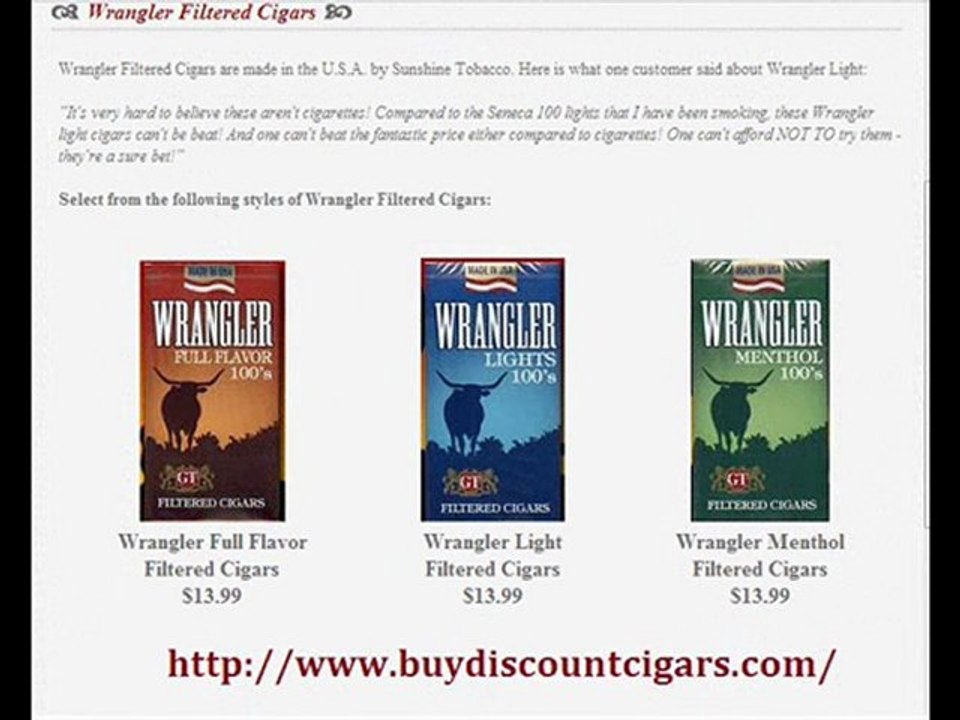 Get filtered cigars in bulk without any extra charge through web