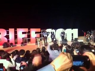 111007 Ku Hye Sun_ Nam Sang Mi @ BIFF Outdoor Stage Event