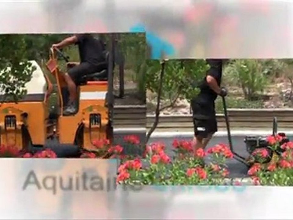 Chantier de goudronnage Aquitaine Enrobé