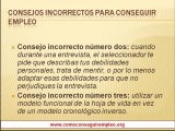 Consejos incorrectos para conseguir empleo