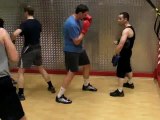 Тренировка по боксу у Бориса Точиева