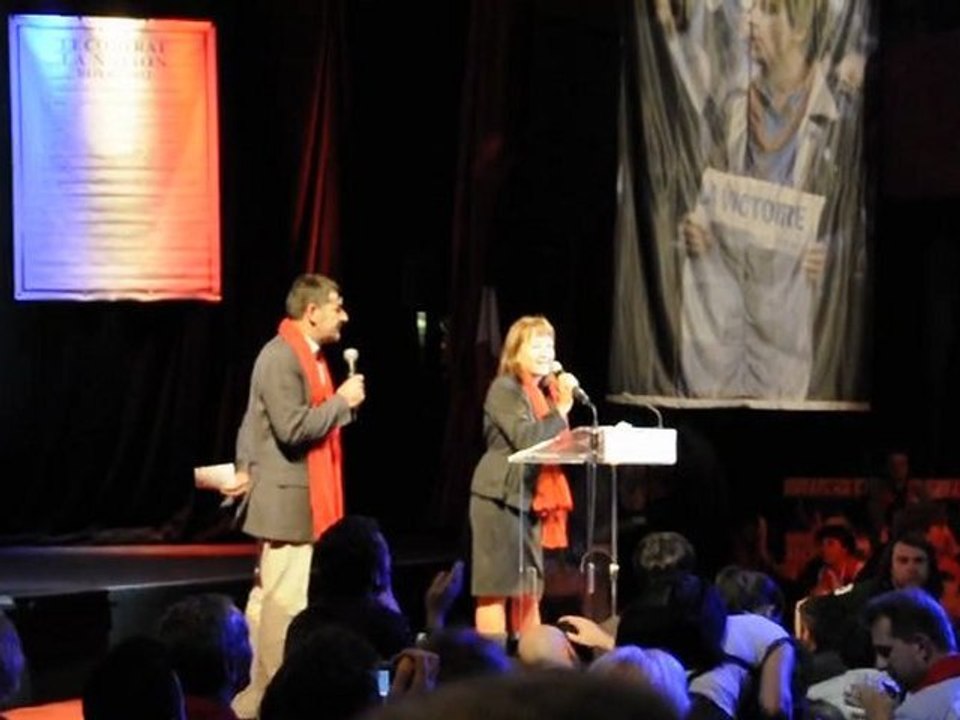 Intervention de Michèle Vitrac-Pouzoulet lors du meeting du Bataclan de Paris