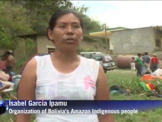 Bolivia's indigenous people on march towards capital