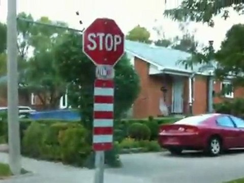 Car Driver Training - Sample Lesson Stop All-Way - Driving School in Mississauga Toronto GTA