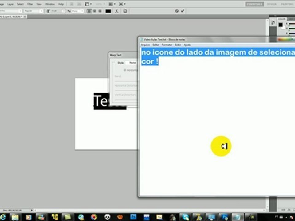 Dando efeito de lado , entre outros