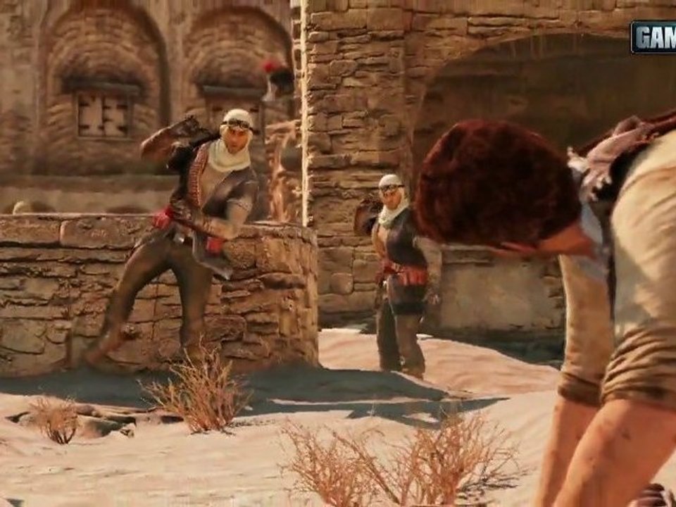 Uncharted 3 : 5 min desert gameplay !