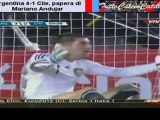 Argentina 4-1 Cile, papera di Mariano Andujar