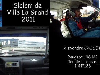 Slalom ville la grand alexandre Croset