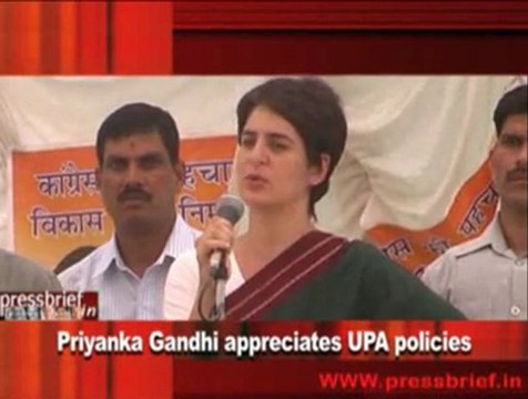Priyanka Gandhi appreciates UPA policies