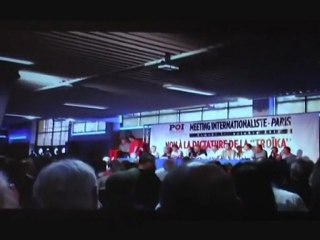 Parti Ouvrier Indépendant – PARIS – 1er Octobre 2011