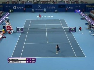 Radwanska batte Pennetta - Pechino, semifinale