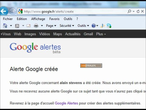 Usurpation d'identité : mettre en place une alerte Google