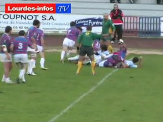 Rugby Fédérale 1. LOURDES 18 VALENCE D’AGEN 18 Revivez le match