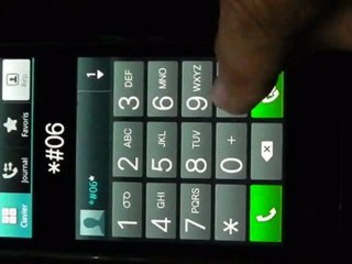 IMEI genere par la COMMANDE ANDROID DU SGS