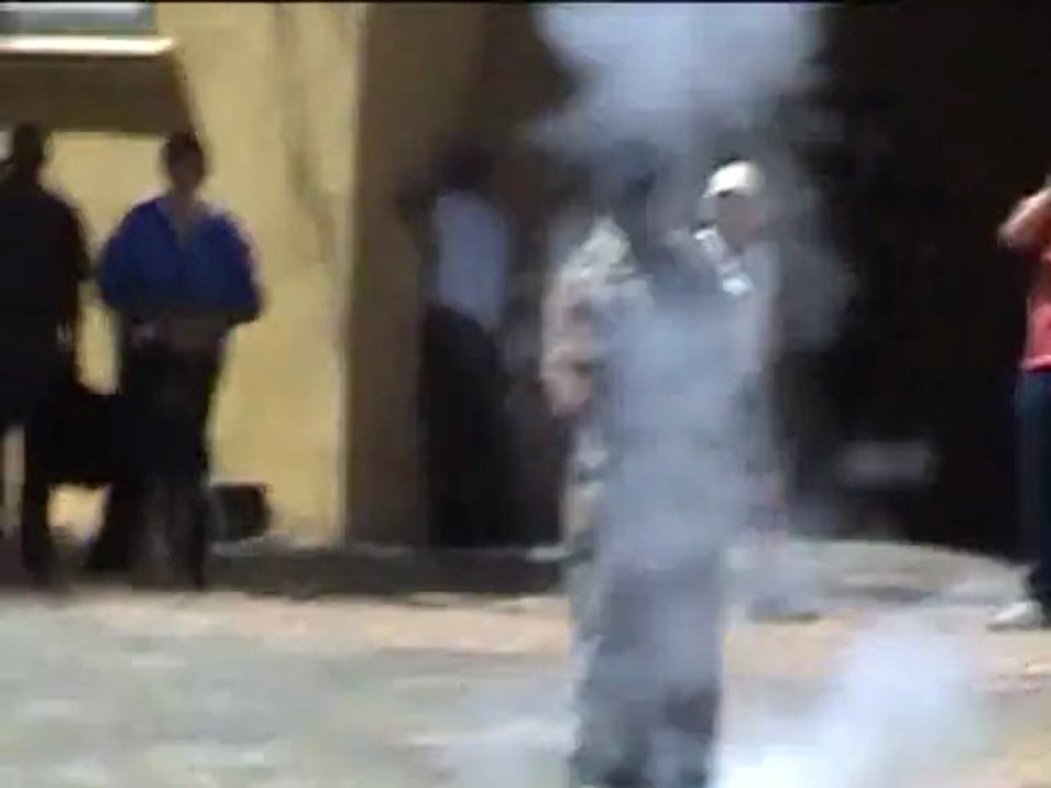 La cérémonie de la clé et Tir de canon miniature, Fort de Bonne-Espérance, Le Cap, Afrique du Sud