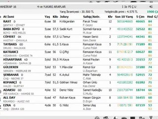 9 EKİM İSTANBUL YARIŞ YORUMLARIM