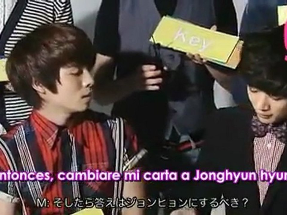 110613 SHINee GIRL JAPAN NAME CARD GAME Parte 1