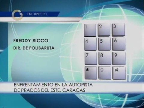 Enfrentamiento en la autopista de Prados del Este deja un PoliBaruta herido