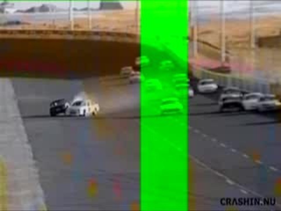 gros crash de voiture
