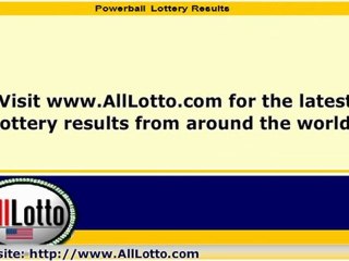 Powerball Lottery Drawing Results for October 8, 2011