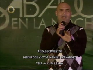 Omar Enrique en el aniversario de Sábado en la Noche