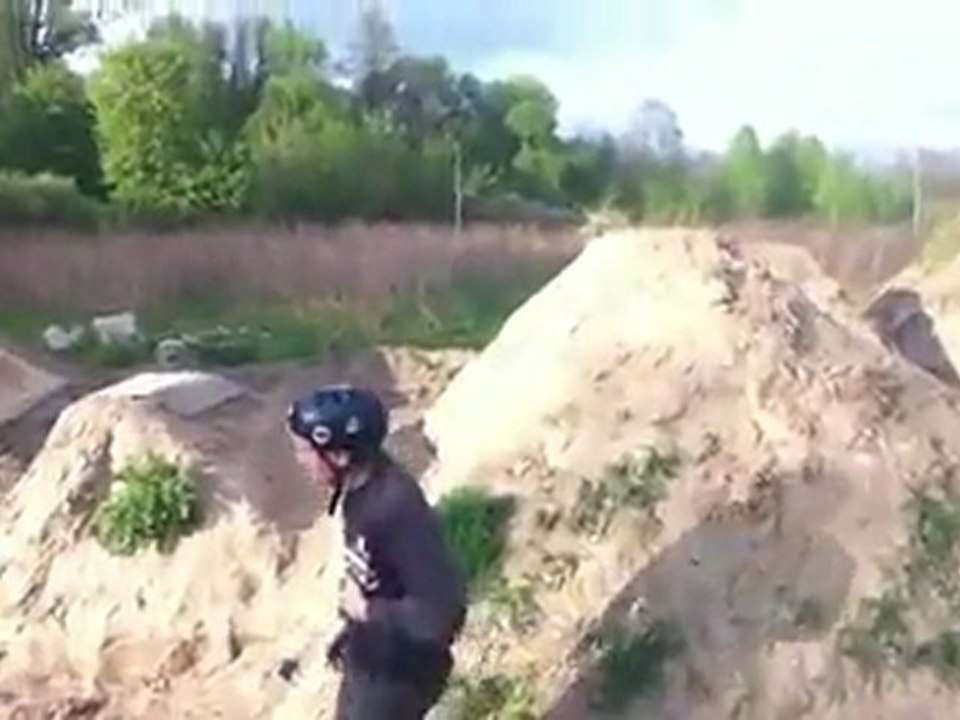 BMX off bevorstehenden Fail