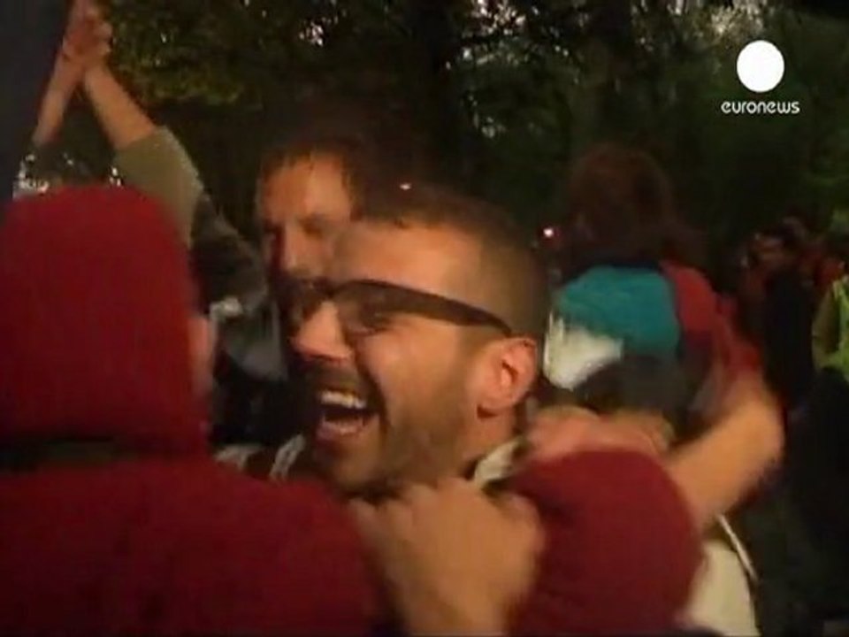 Arrestations d'indignés à Bruxelles