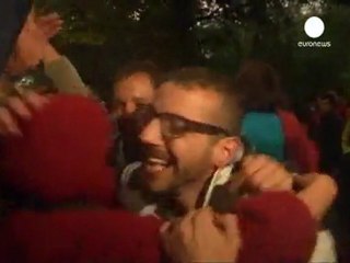 'Indignant' protesters set up camp in Brussels