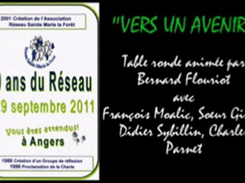 RESEAU 2011 - Video - table ronde