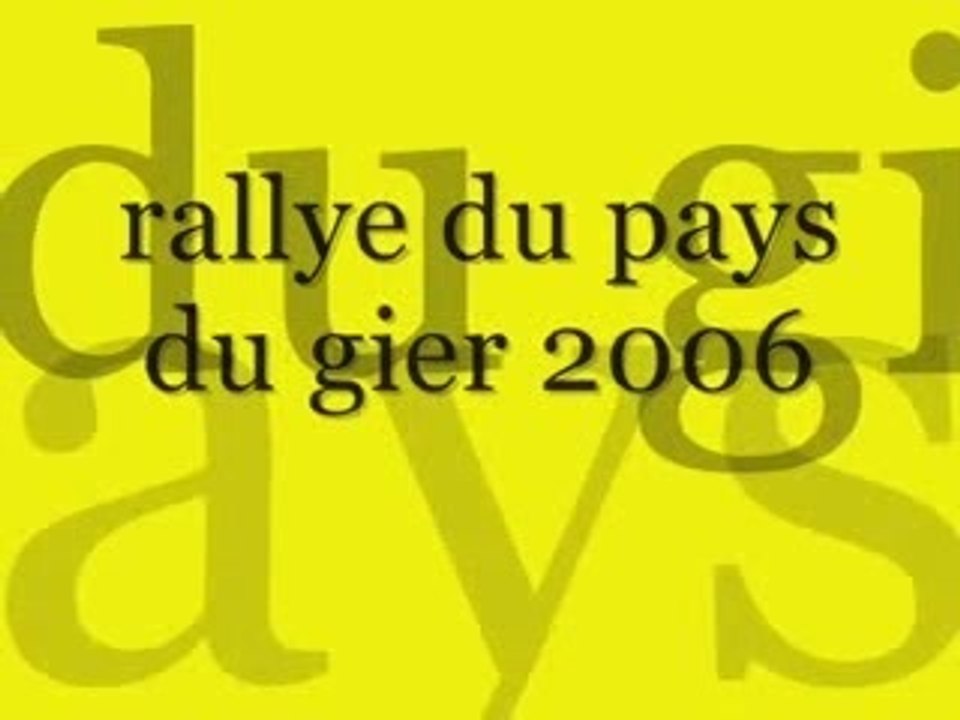 pays du gier 2006
