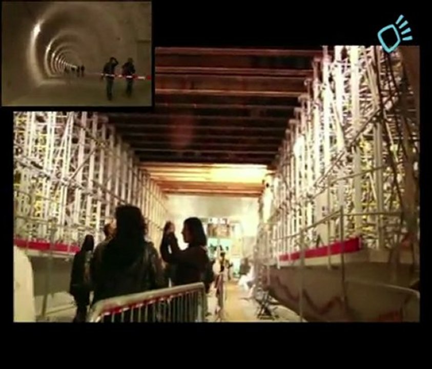 Tunnel de prolongement du métro Ligne B à Lyon