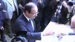 Primaire PS: François Hollande a voté dans son fief de Tulle
