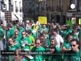 Teachers in the streets of Toledo - no comment
