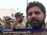 Fuerzas anti Gadafi avanzan en Sirte