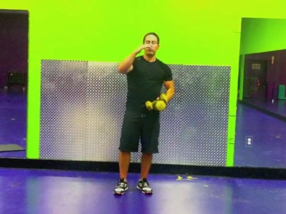 Dumbbell Shoulder Press &  Traps Shrug combo Exercise