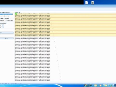 Tweet Scramble Software Demo for Twitter Users