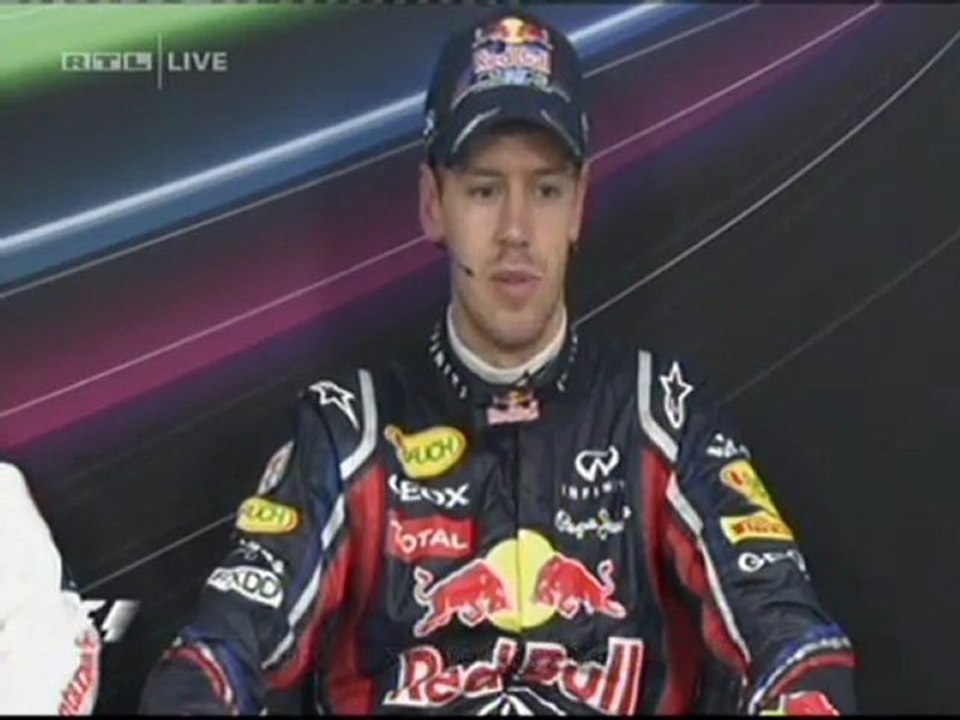 Sebastian Vettel - Post Race Press Conference Suzuka 9.10.2011