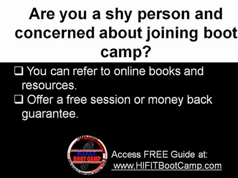 Are you a shy person and concerned about joining boot camp?
