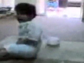 Naughty Kid Hurts Little Brother.