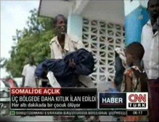 Somalideki kıtlık iyice yayıldı artık her 5 dk bir çocuk ölüyor...