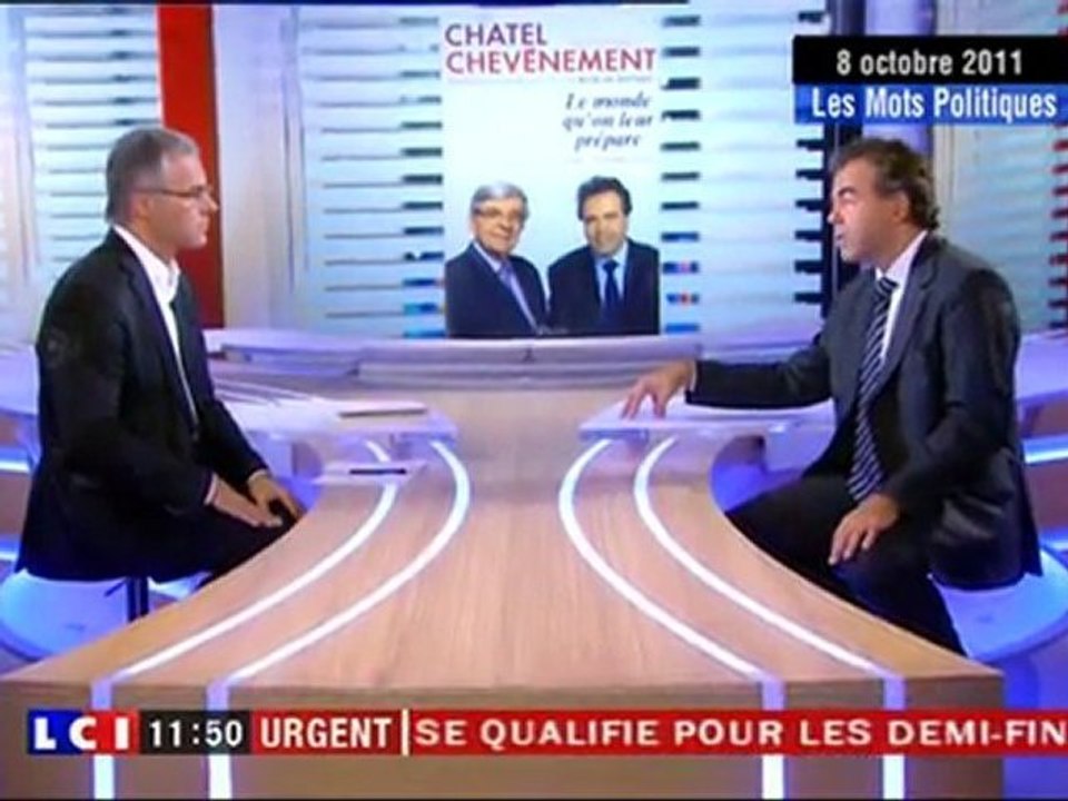 Luc Chatel - Les Mots Politiques - LCI - 8 octobre 2011
