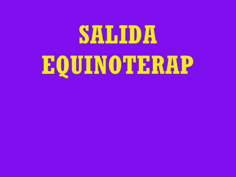 EQUINOTERAPIA 2011