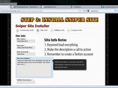 commission commando Inside Members Area & Review