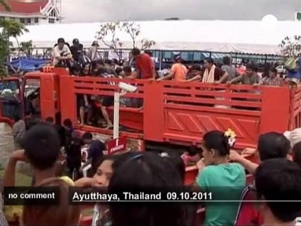 Thaïlande : innondations dues aux pluies... - n...