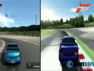 Comparatif Forza 4/GT5 - Subaru Impreza à Suzuka