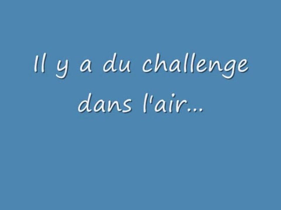 Il y a du challenge dans l'air version 2
