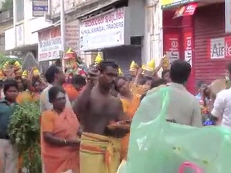 Célébration à coté de Kapaleeswar