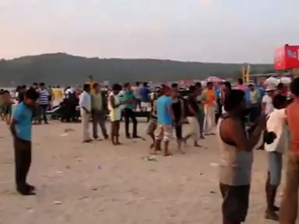 Happy hour on Baga Beach, Goa