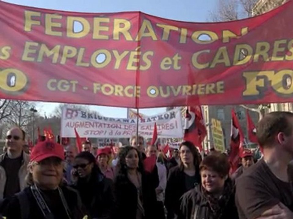 FEC FO - présentation au congrès UNI Europa 2011 à TOULOUSE